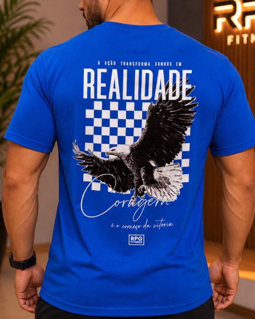 Camiseta Oversized A Acão Transforma Sonhos Em Realidade